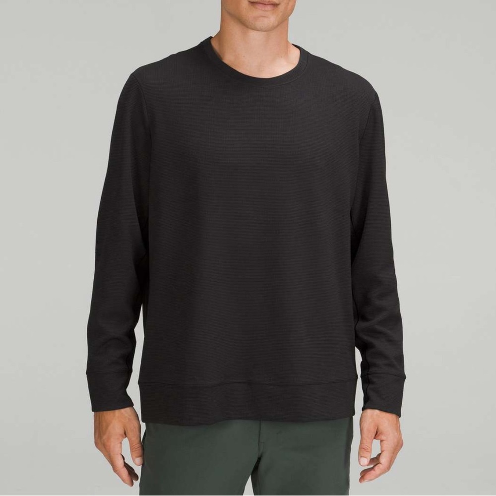 lululemon athletica Black Crewneck Sweater